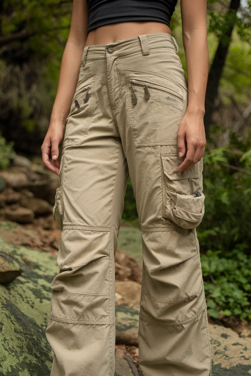 Quần Dài Trekking Leo Núi Co Giãn Chống Nước - Ảnh 4